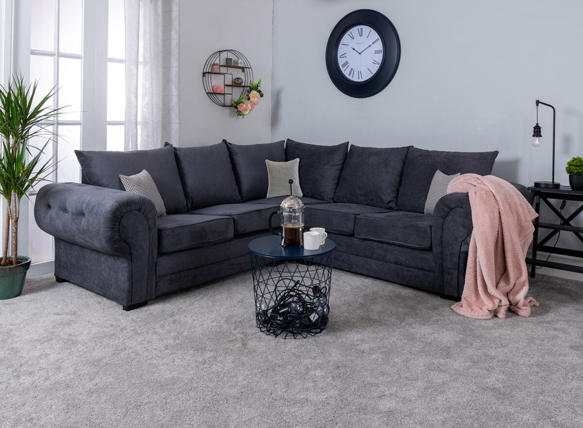 Leonardo Corner Sofa Pay Weekly Carpets, Beds And Furniture