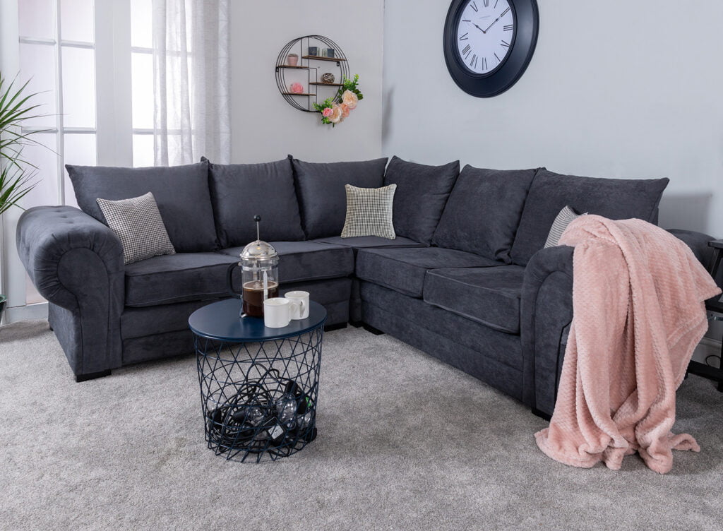 Leonardo Corner Sofa Pay Weekly Carpets, Beds And Furniture