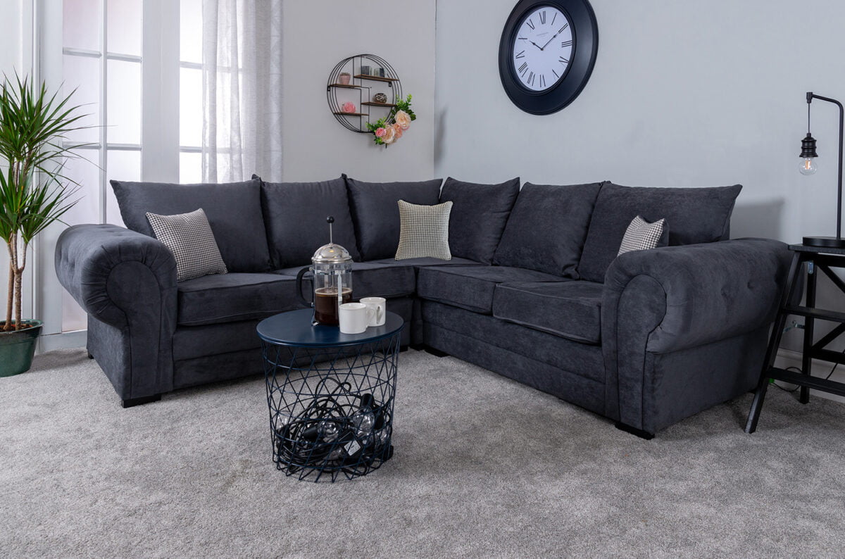 Leonardo Corner Sofa Pay Weekly Carpets, Beds And Furniture