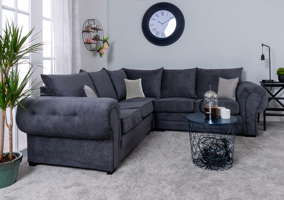 Leonardo Corner Sofa Pay Weekly Carpets, Beds And Furniture