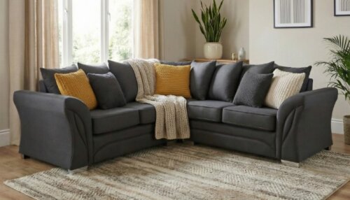 willow dark grey corner