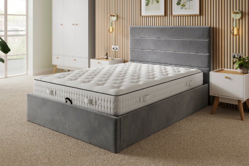 claret bed frame