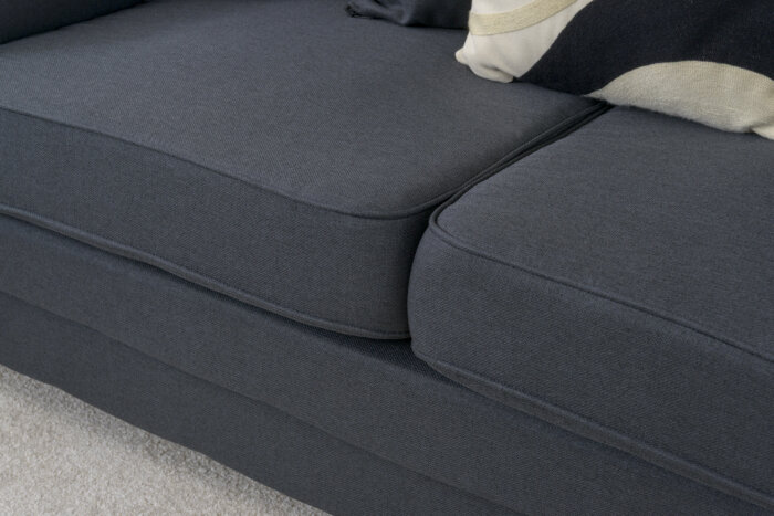 Chloe 3 & 2 Charcoal Seater Sofa Set - Image 8