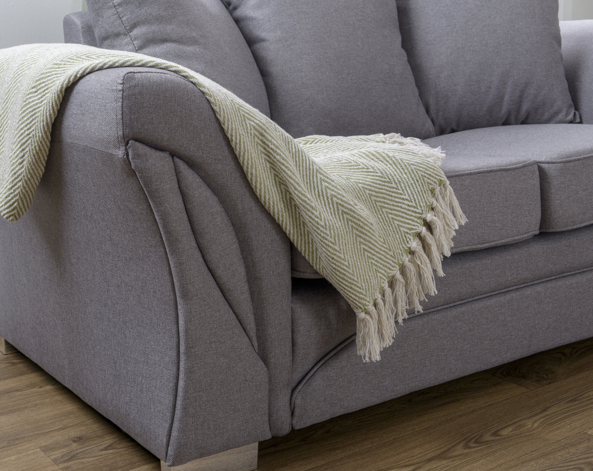 Willow Light Grey 3 & 2 Seater Sofa Set - Image 7