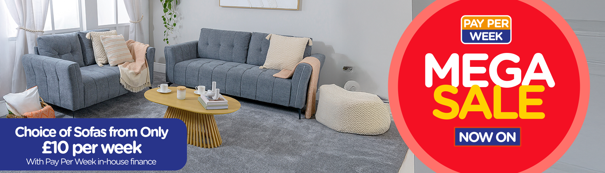 sofa clearance sale from £10 per week